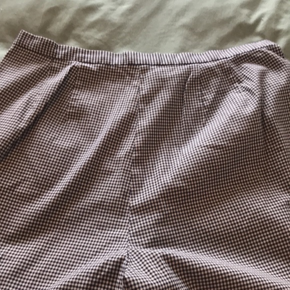 Women's Eddie Bauer Black and White Gingham Cotton Pant, Size 16 - Picture 11 of 11